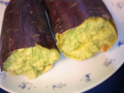 さつま芋王道は焼きいも♡電子レンジDE焼けます♡